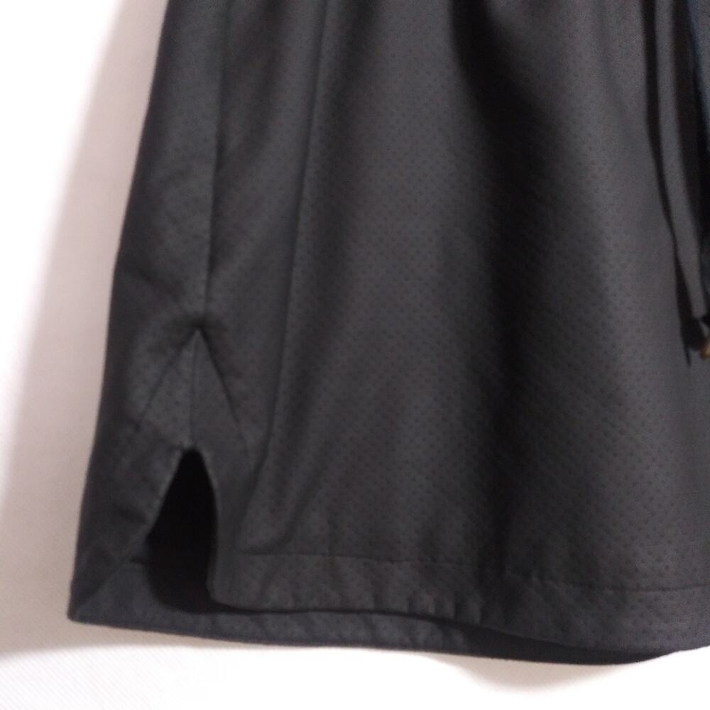 Activ8 Black Athletic Skirt Faux Leather Edgy Mini Size M - Picture 3 of 5